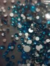 Strass varie misure Azzurro