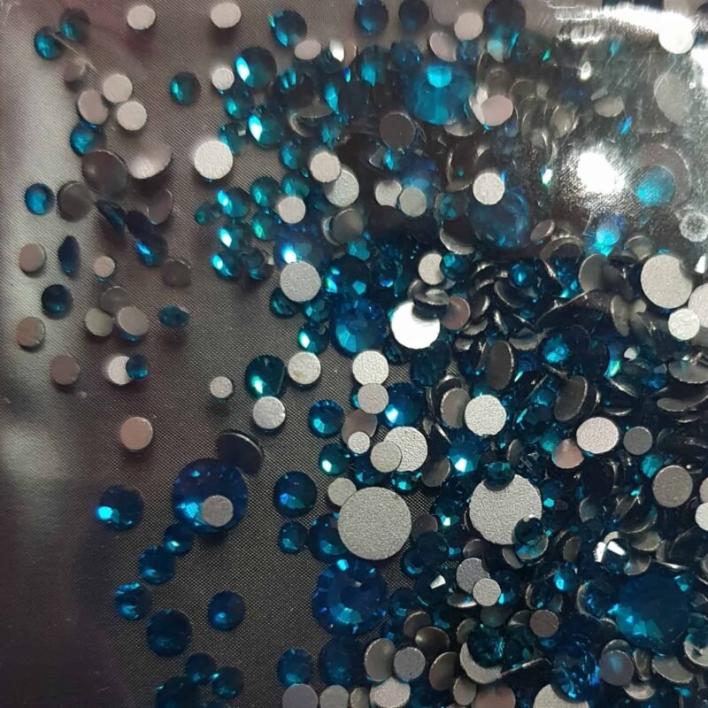 Strass varie misure Azzurro