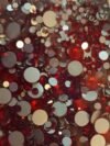 Strass varie misure Rosso