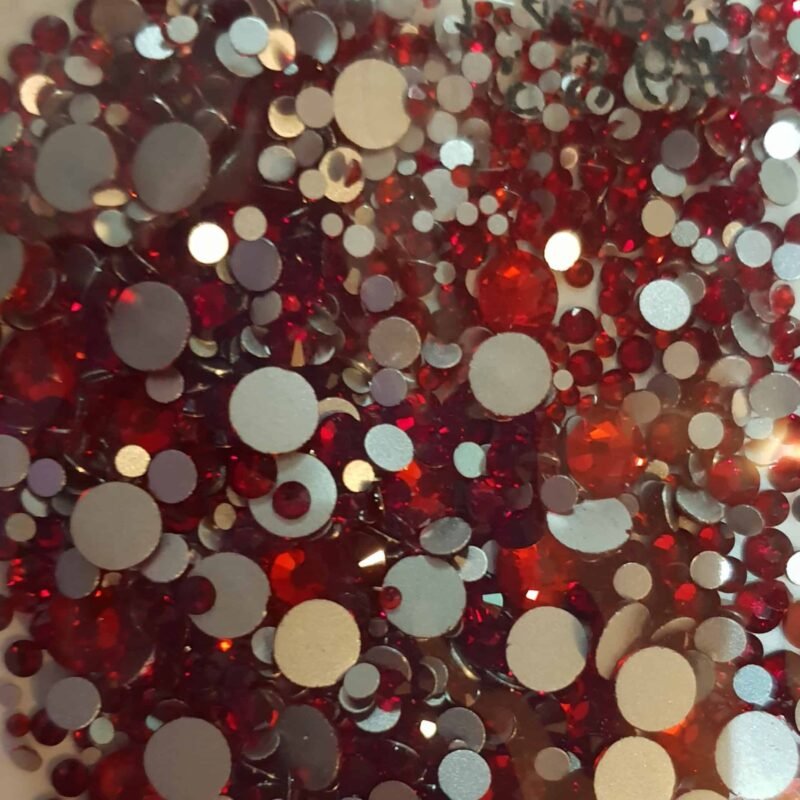 Strass varie misure Rosso