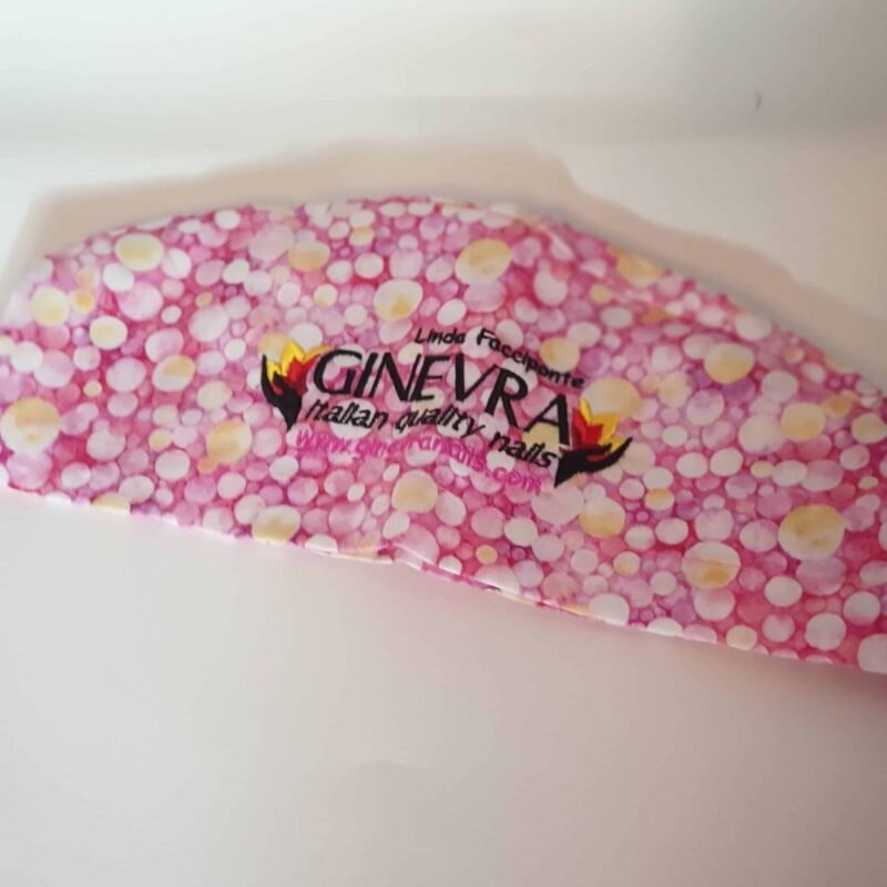 Cuffietta chirurgica cappellino da lavoro "Water lilies pink"