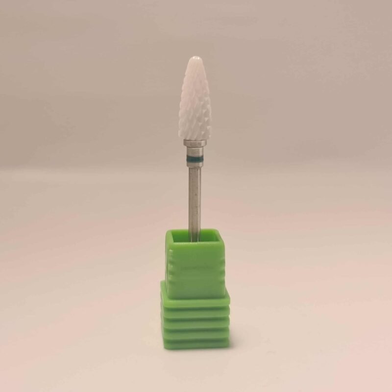 PROMED punta fresa in ceramica, cono grande, grosso, verde
