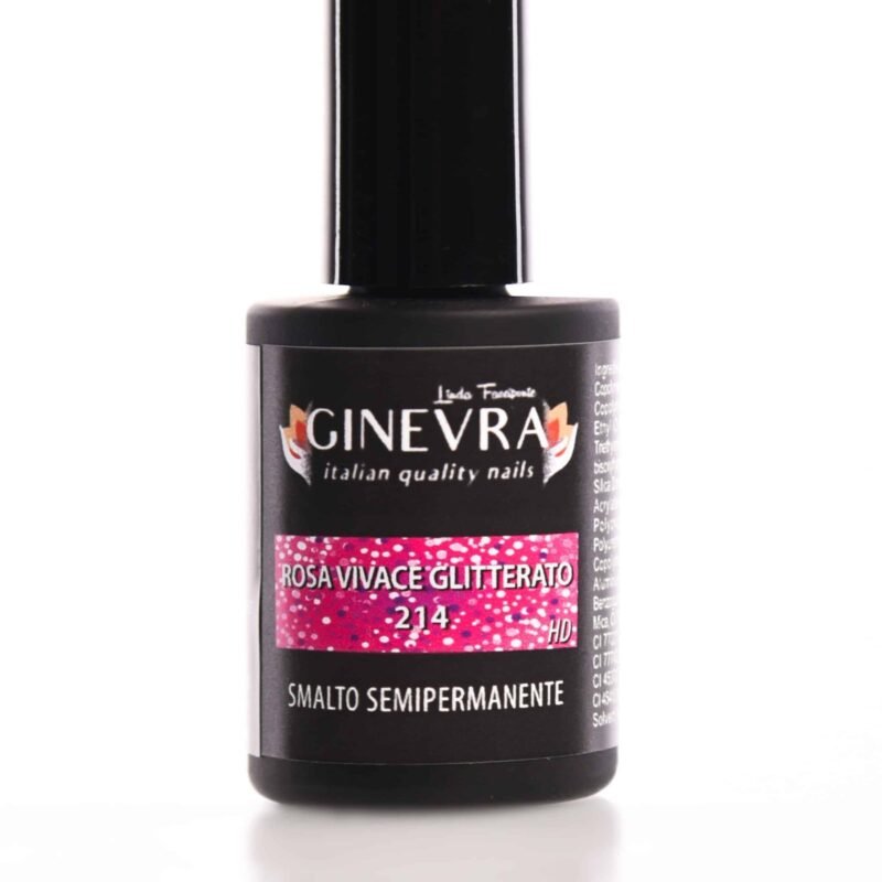 214 Rosa Vivace Glitterato -Hd 15ml